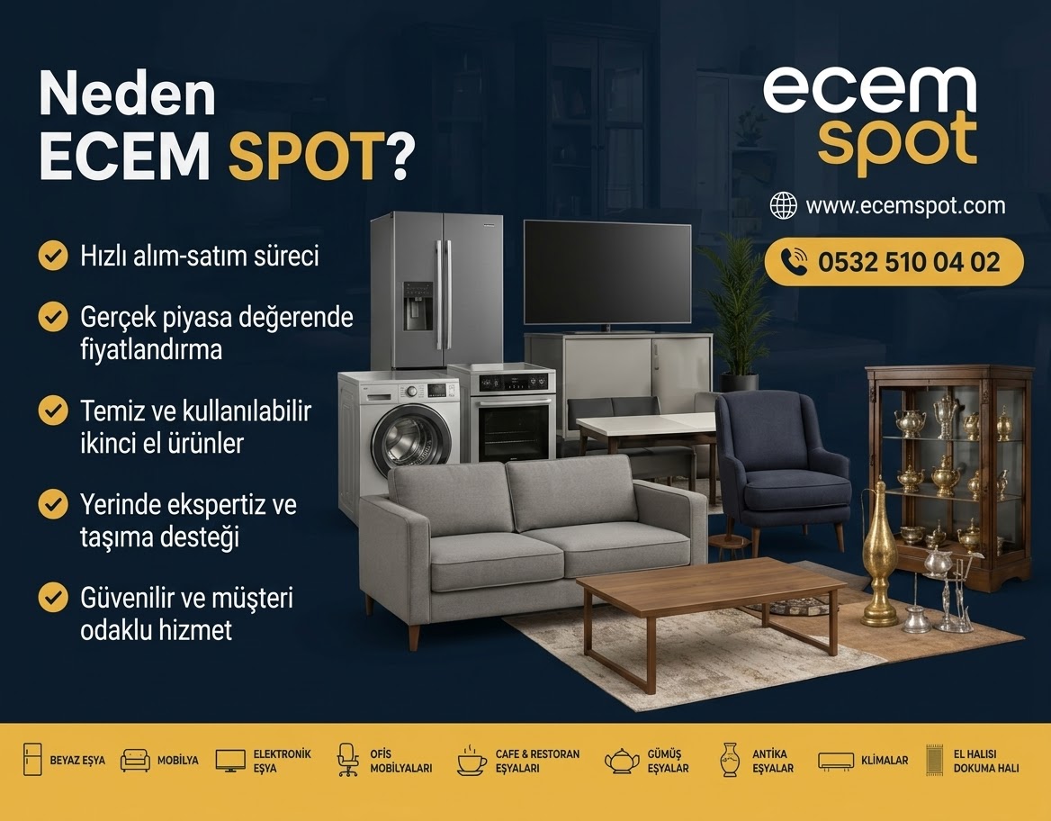 Ecem Spot | Küçükyalı İkinci El Eşya Alım Satım