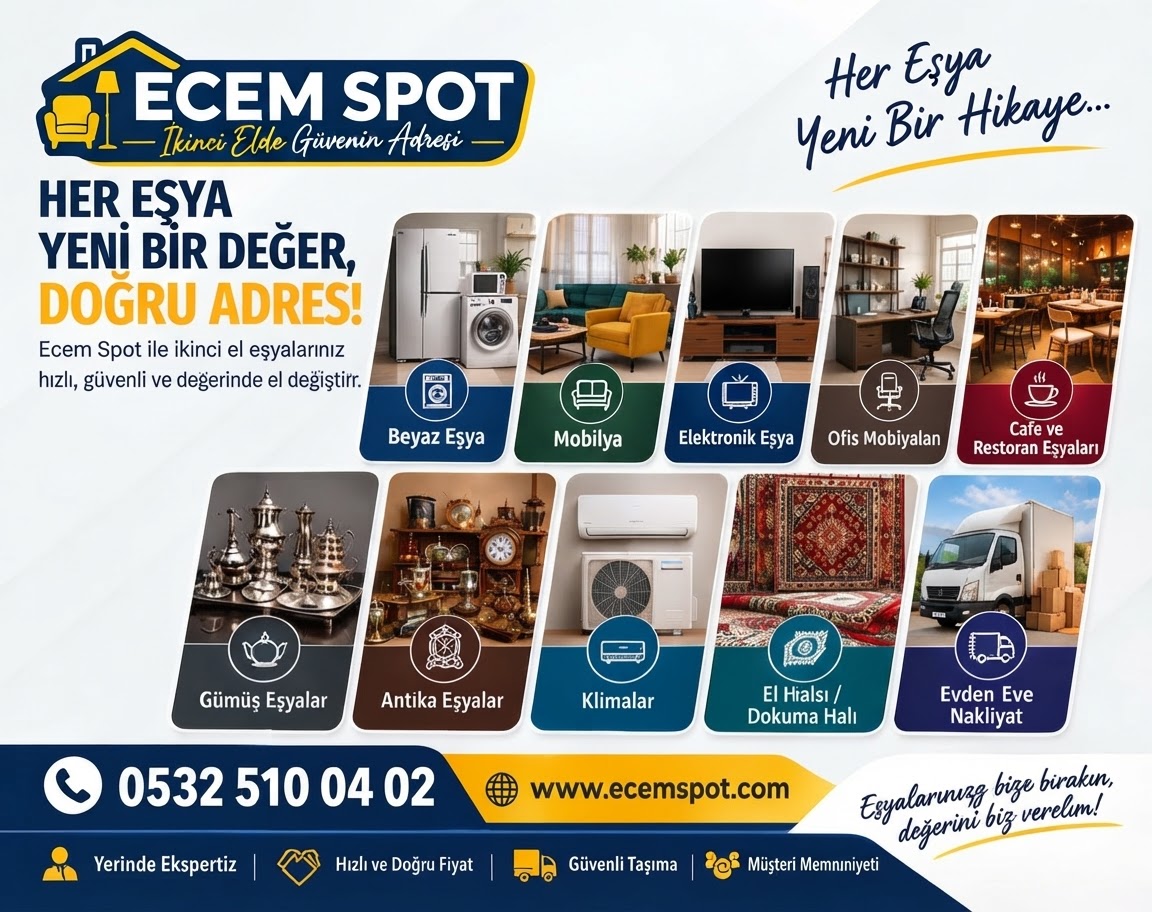 Ecem Spot | Küçükyalı İkinci El Eşya Alım Satım