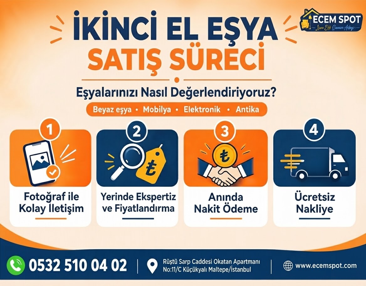 Ecem Spot | Küçükyalı İkinci El Eşya Alım Satım